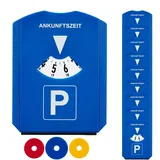 Relaxdays Parkscheibe 10 St. blau