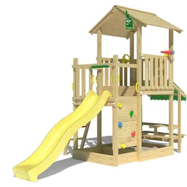 Jungle Gym Rutschen Spielturm Keep Gelb/Grün