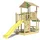 Jungle Gym Rutschen Spielturm Keep Gelb/Grün