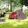 Outsunny Campingzelt 3 Personen Grau