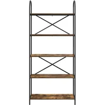 vidaXL Bücherregal 80 x 30 x 183 cm Räuchereiche