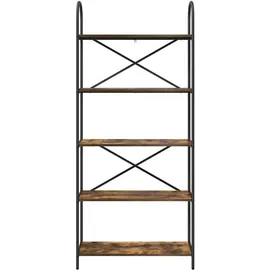 vidaXL Bücherregal 80 x 30 x 183 cm Räuchereiche