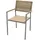 Garden Pleasure Denver Gartenstuhl 53 x 45 x 86 cm braun 4 St.