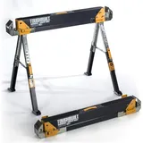 ToughBuilt Konstruktionsböcke Holz/Stahl orange 1 x Paar 1180 kg