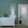 Relaxdays Nachttischlampe Kristall Grau/Silber