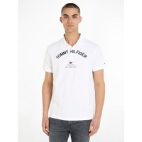 Tommy Hilfiger Poloshirt »GRAPHIC CHEST REG POLO«, weiß