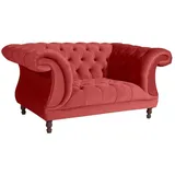 58 aufm Kessel Chesterfield Sessel Kaylin Samtvelours 58 x 71 x 70 cm Rot mit Relax-Funktion