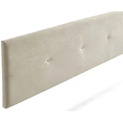 Gepolstertes Kopfteil NAPOLI Aqualine 145x50x5 cm - Getoastetes Beige - Moonia