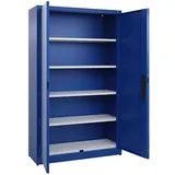 Californian Products CP Stahlschrank C 2000 Acurado 094600-000 S10000 enzianblau 120,0 x 40,0 x 195,0 cm, aufgebaut