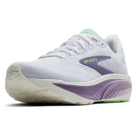 Brooks Ghost 18 Damen Weiß/Purple Hebe/Green 39