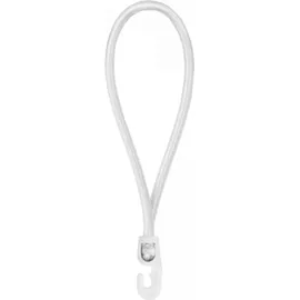 Bradas Spanngummi mit Haken in Weiß 18 cm