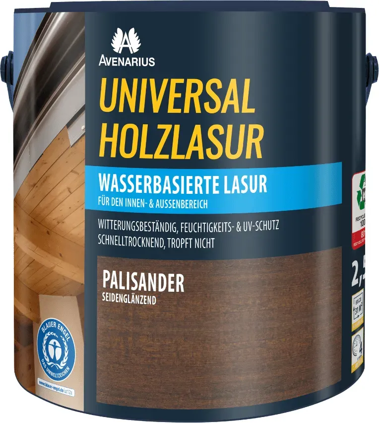 AVENARIUS Universal Holzlasur - palisander - 2,5ltr