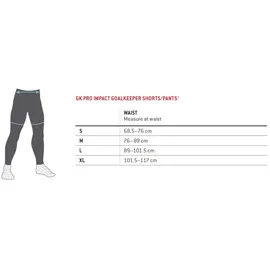 G-Form Impact Liner gepolsterte Torwart-Unterziehshorts Herren black/black M