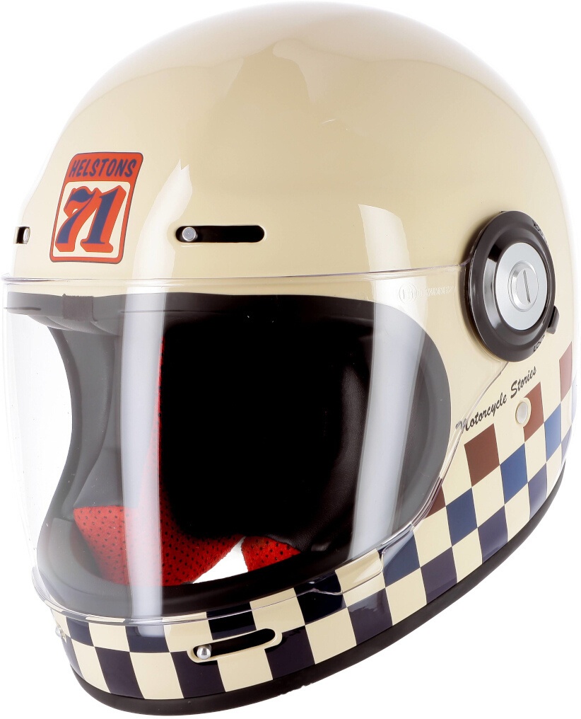 Helstons Course Full Face Carbon Helm, beige, XL