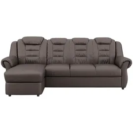 Livetastic Ecksofa Kunststoff 4-Sitzer Braun