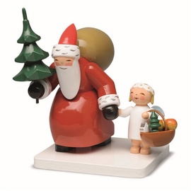 Wendt & Kühn Weihnachtsmann mit Baum Engel