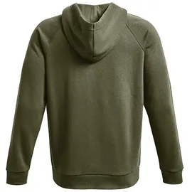 Under Armour Rival Fleece Kapuzenjacke Herren Marine OD Green/Weiß XL
