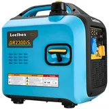 Leelbox Tragbare Inverter Stromgenerator 12000Wh/2300W 4-Takt Notstromaggregat Benzin leise mit USB und 230 V Steckdosen, Eco-Mode Stromerzeuger für Garten, Outdoor, Camping,Reise Garage Wohnwagen