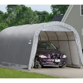 ShelterLogic Zeltgarage 610 cm x 370 cm x 240 cm Grau