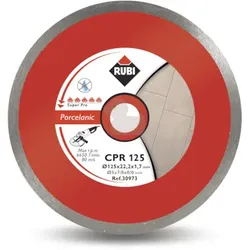 Rubi Diamantscheibe CPR 125 Superpro Metall R30973