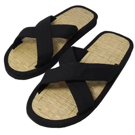 SPINNRAD GMBH Zimt-Latschen Baumwolle schwarz Größe 43-44