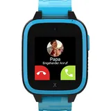 XPLORA XGO3 2. Generation, inkl. Freenet SIM Kinder Smartwatch Silikon, Langer Teil: 112 x 20 mm, kurzer 83 Blau