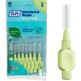 TePe Interdentalbürste, Extra Soft, Grün, 0,8 mm/ISO 5, 8 Stk., Plaque-Entfernung, effiziente Reinigung der Zahnzwischenräume, für große Lücken