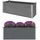 vidaXL Garten-Hochbeet WPC 150 x 50 x 54 cm Grau