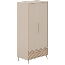 Paidi Kleiderschrank Eefje 95 x 204 cm Dekor Cashmere-Beige