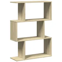 vidaXL Bücherregal 3 Fächer 70 x 24 x 97 cm Braun