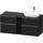 Duravit D-Neo Konsolenwaschtischunterbau wandhängend Eiche Schwarz Matt 1400x550x664 mm à DE4970R701 DE4970R70160000,
