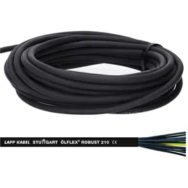 Lapp Lapp, Kabelleitung, 10 Meter 0021901 Ölflex Robust 210 Allwetter Steuerleitung 4x0,75 mm2 ohne Schutzleiter I Aussen (10 m)