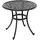 Outsunny Beistelltisch 60 x 60 x 53 cm Schwarz