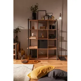 Die Möbelfundgrube Bücherregal 107 x 145 x 39 cm Anthrazit