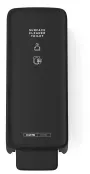 CWS PureLine Black Surface Cleaner Toilet Reinigungsspender 1701796 , Maße (H x B x T): 296 x 123 x 136 mm