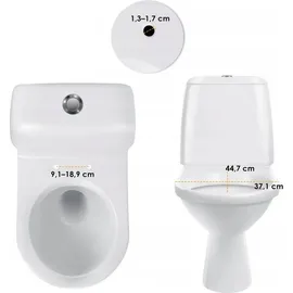 Kesser WC Sitz mit Absenkautomatik Weiß