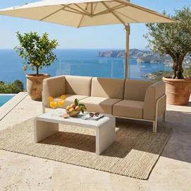 Oviala Loungesofa beige