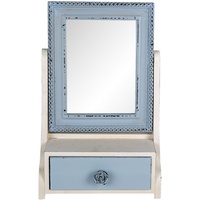 Clayre & Eef 62S242 Standspiegel Blau 25x14x38 cm