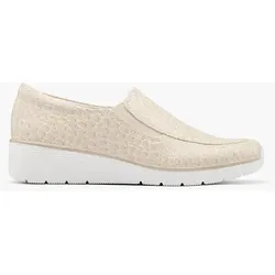 Komfort Slipper - Damen - beige - 41