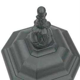 Licht-Erlebnisse Außen Wandlampe (B)15.5 x H:54 cm Laterne nostalgisch Rustikale Außenleuchte Wand Grau IP23 Garten Haus - Gr.: onesize