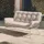 MCW 2er-Sofa 220 x 0 x 0 cm Hellgrau/Beige