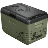 yolco NX30 GREEN Elektrische Kompressor-Kühlbox, App Steuerung per Bluetooth, 12/24 V und 230 V, mit USB Anschluss für Auto, LKW, Boot, 28 Liter