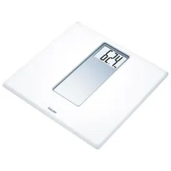 BEURER Personenwaage bis 180kg  XXL LCD-Anzeige weiß PS 160