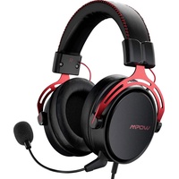 MiPow Gaming Over Ear Headset kabelgebunden Stereo Schwarz, Rot