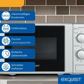 Exquisit MW 802 G silber