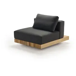 Solpuri Plateau S-Modul Sitz/Rücken inkl. Polster Teak