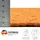 TEPGO HAPPY COTTON TERRA Handwebteppich 70 x 140 cm Orange/Rot