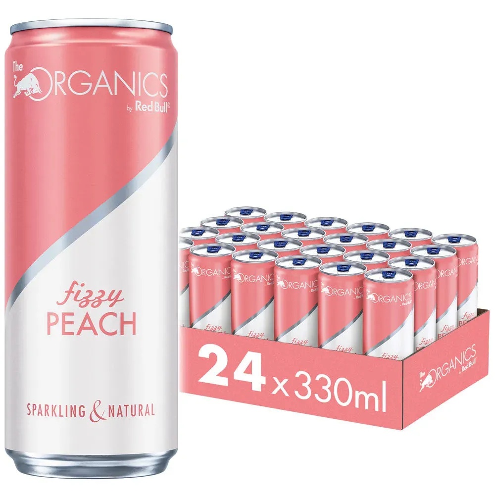 Organics by Red Bull Fizzy Peach 24x 0,33 Liter (EINWEG)