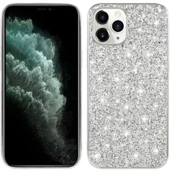 Schutz Handy Hülle für Apple iPhone 15 Pro Case Cover Glitzer Bumper EtuisTasche