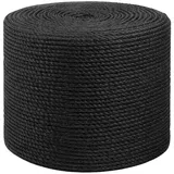 vidaXL Seil Jute Schwarz 100 m x 2 mm